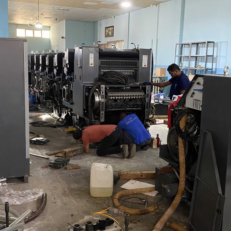 Recondition for Heidelberg Speedmaster SM-74-8-P5 8 Colour