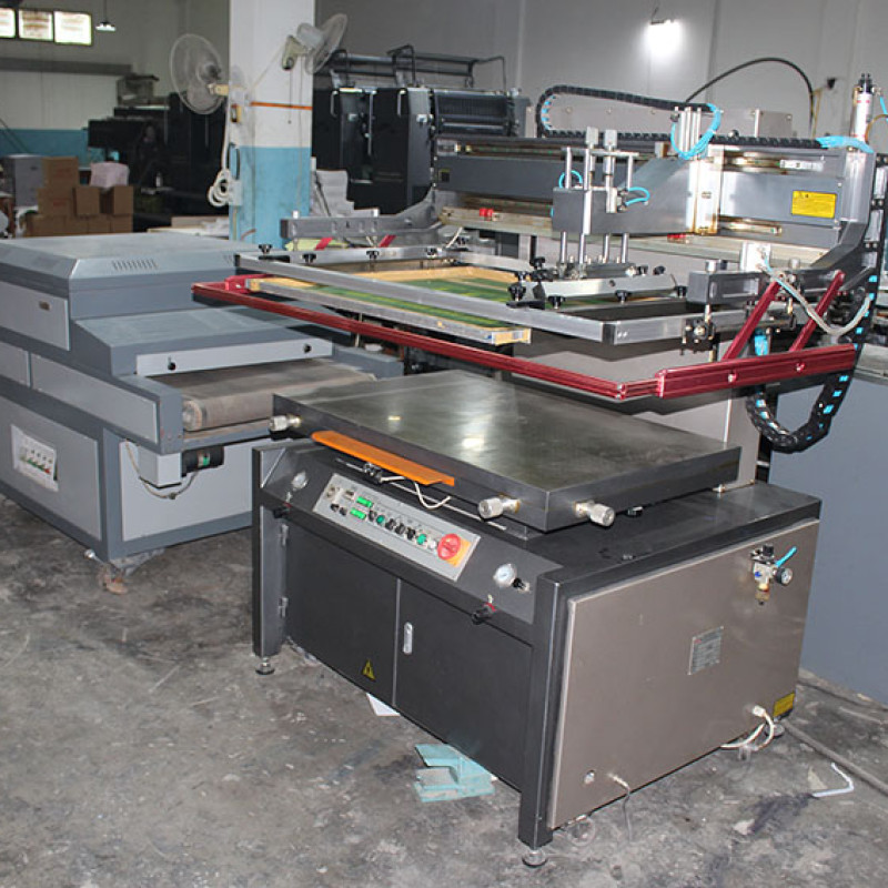 Horizontal-Lift Half Tone Screen Press