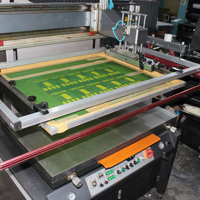 Horizontal-Lift Half Tone Screen Press